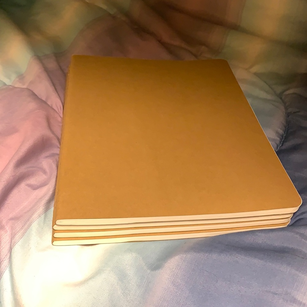 4 Unused Ruled Notebooks
